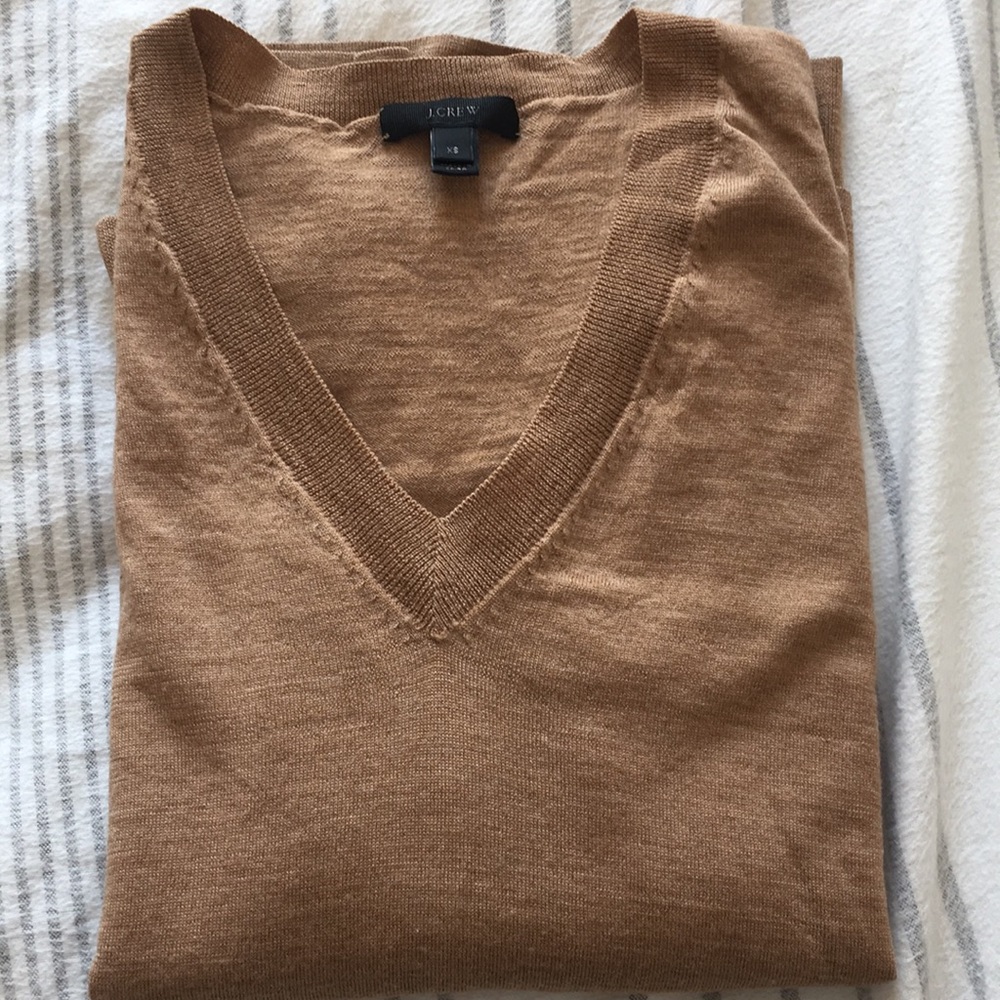 Tan jcrew sweater